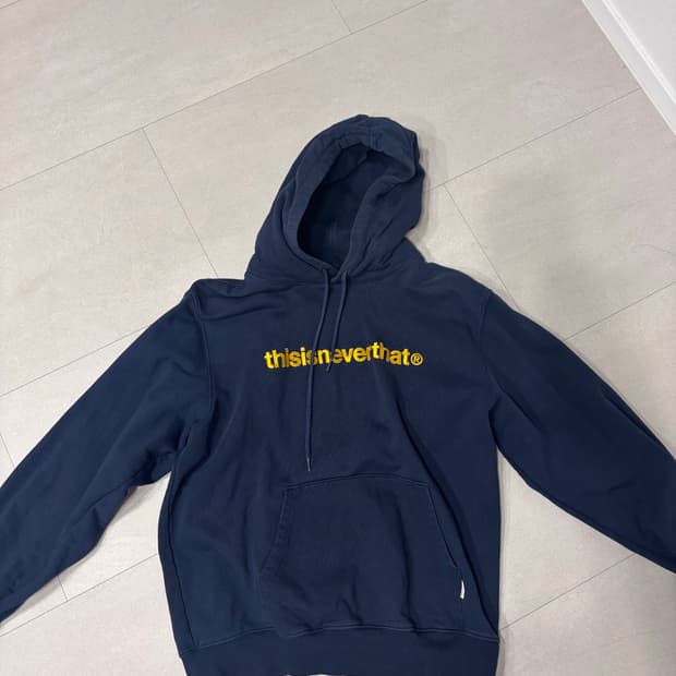 디스이즈네버댓 후드티 네이비 M