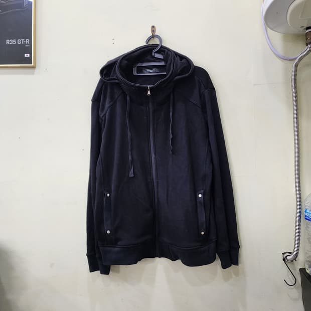 [105] NOTON 후드 집업 아우터 (블랙)