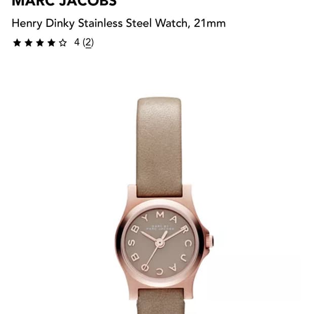 마크 제이콥스 여성 시계 MBM1239