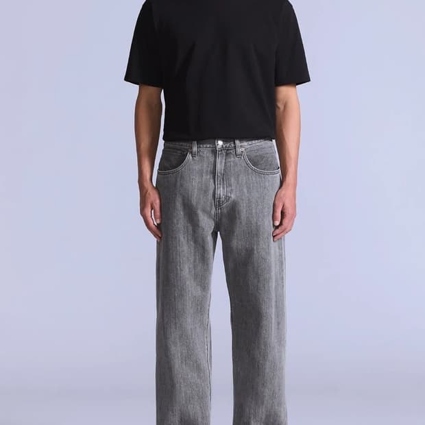 LEVI’S 리바이스 블루탭 마커 루즈 진 32/32 그레이