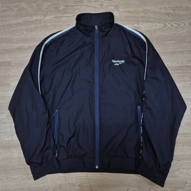 리복 클래식 올드스쿨 사이드라인 바람막이 자켓 XL(105)