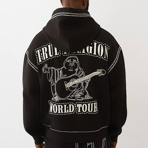 트루 릴리젼 오버핏 Super T 후드집업