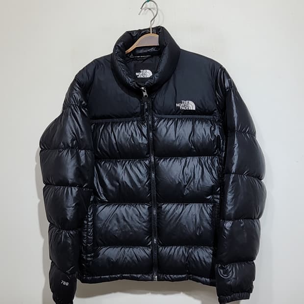 (L) 노스페이스 눕시패딩 점퍼 블랙 700 거위털 구스다운 자켓 