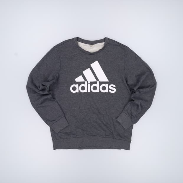 실측확인 아디다스 기모 맨투맨 0330H1