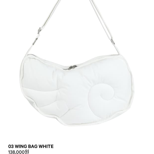 코이세이오 03 WING BAG WHITE