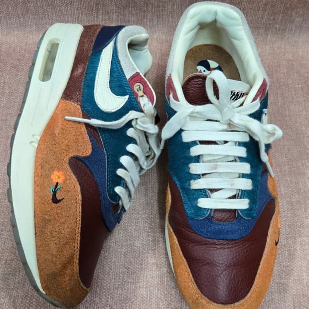 나이키 x 카시나 275mm-  에어맥스 1 SP 원앙 오렌지 