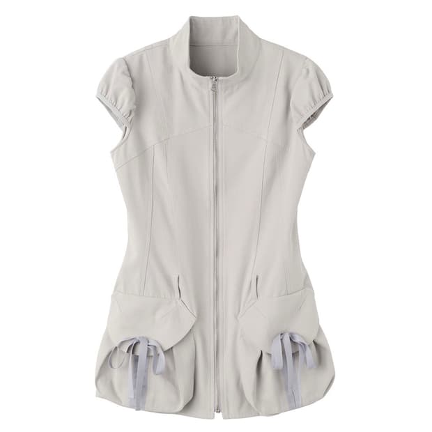 Cargo Zip-Up Dress Ice Gray - XS