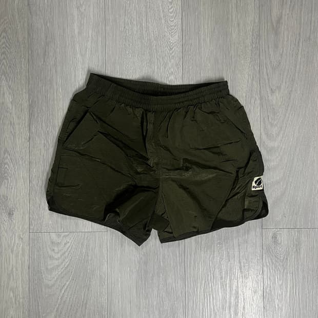 헤리티지플로스 나일론 쇼츠 밀리터리 그린 S
