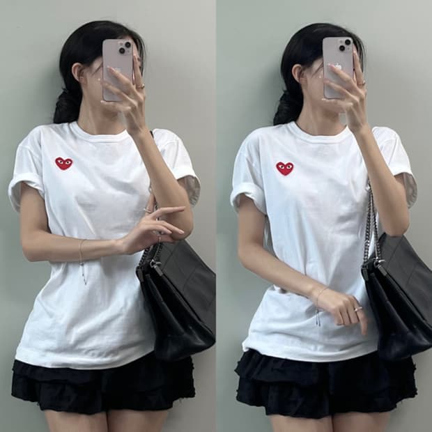 꼼데가르송 반팔티
