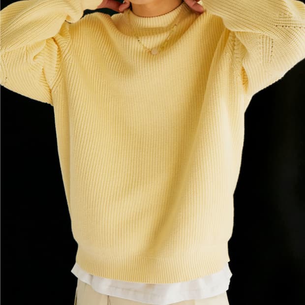 인템포무드 코튼 니트 / 남성 니트/ 남자 니트 