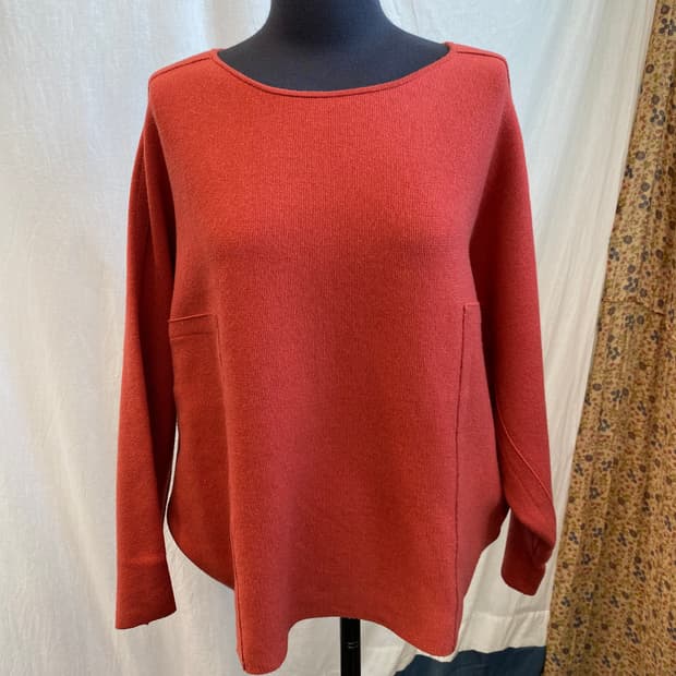 DOMAMARIE 적갈색 오버핏 니트(F/미사용품)