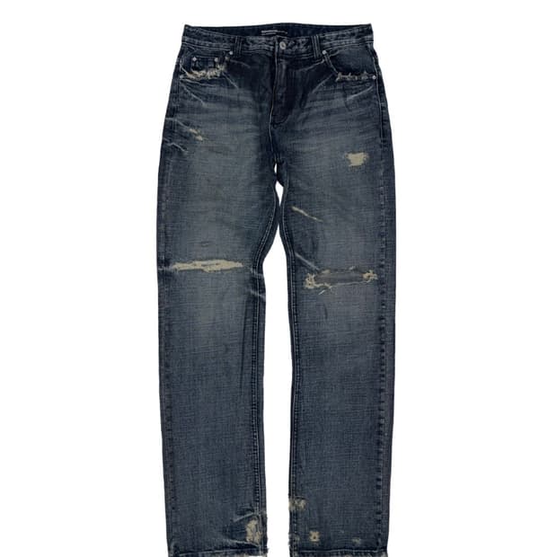 선오클 Thrashed Straight Leg Jeans