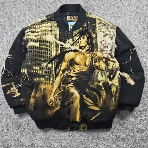 VEEZD 베가본드 일러스트 바시티 자켓 ( XL ) / 9942