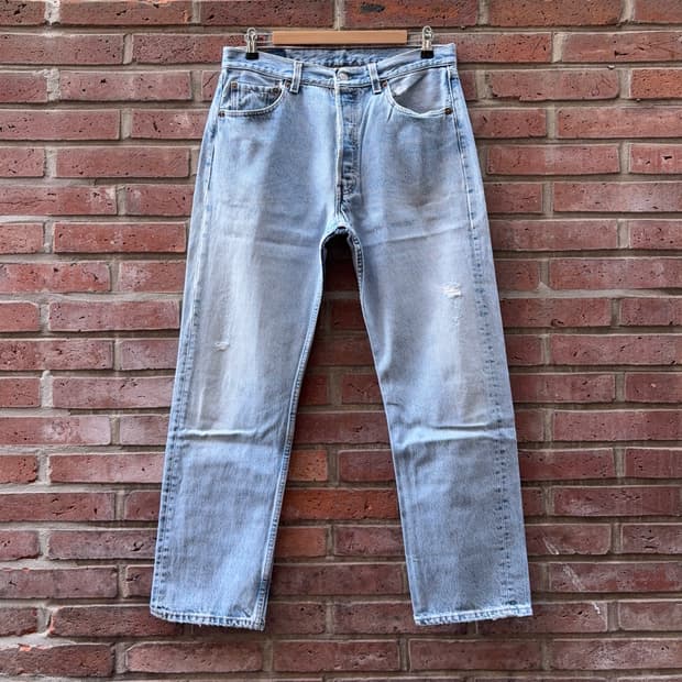 90s USA 리바이스 Levi’s 501 페이디드 데님 팬츠