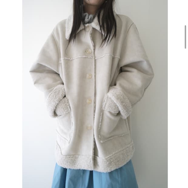 에프터먼데이 무스탕 코트 mustang coat