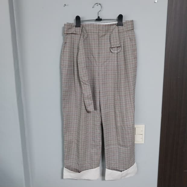 세컨플로어 여성28 와이드핏 바지