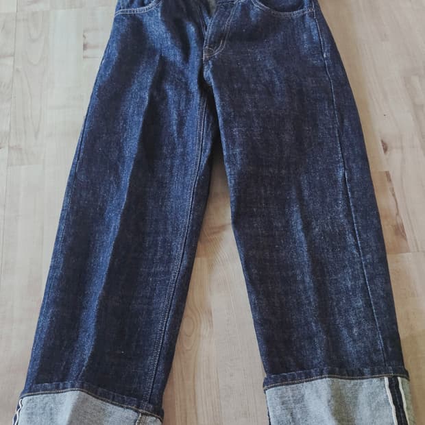 와이드 데님 / WHTJE4911M / (55)Indigo