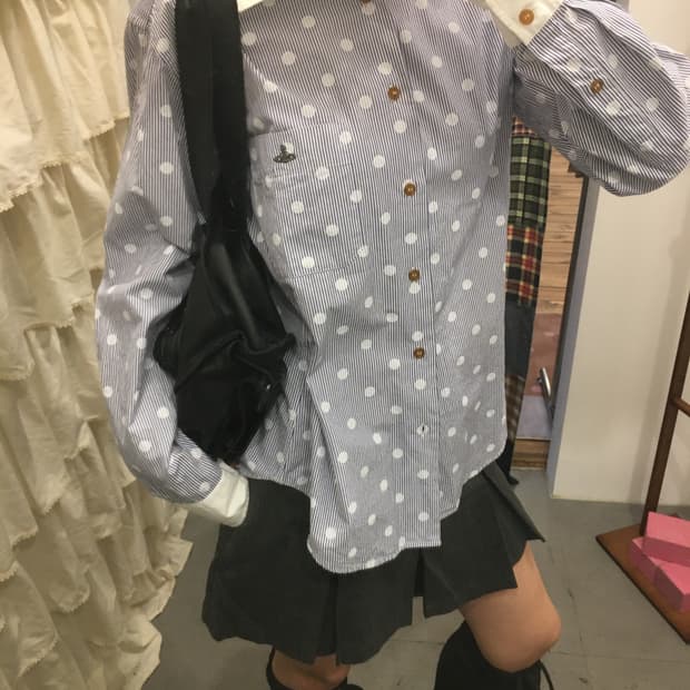 비비안웨스트우드 도트 셔츠