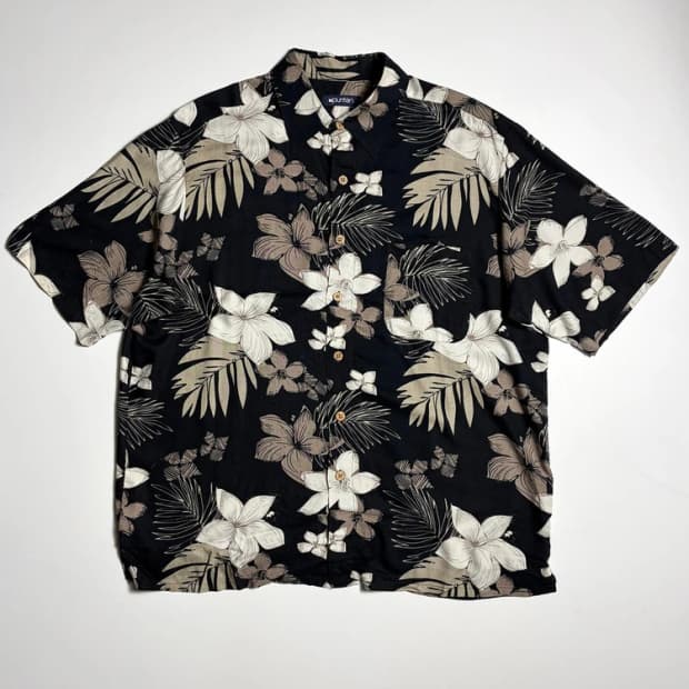 PURITAN 00's 패턴 하와이안 셔츠 R2271