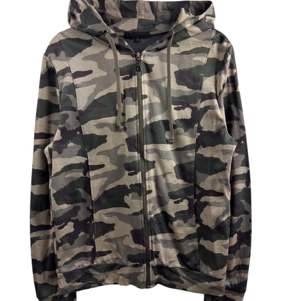 JPN Y2K 카모 후드집업1494
