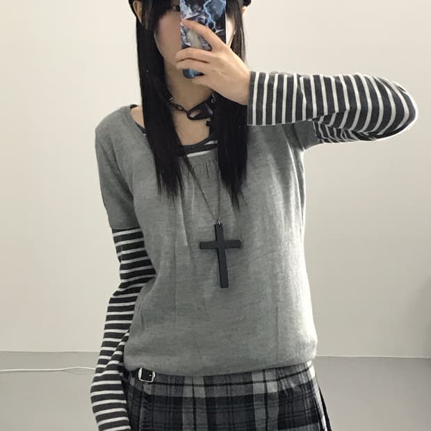 Jpn Acrylic Short Sleeve T-Shirts