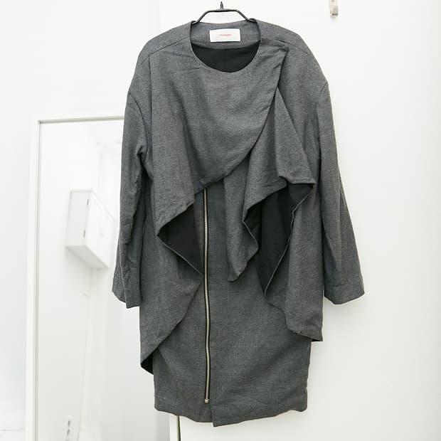 Draping Wool Jacket