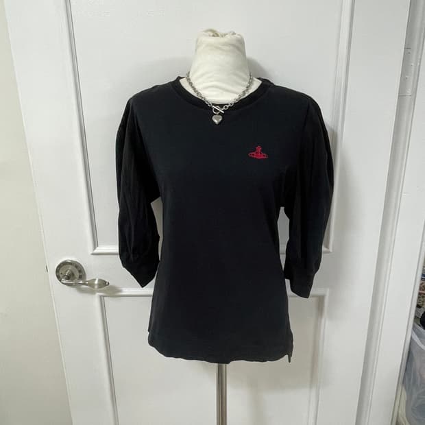 Vivienne Westwood 퍼프 슬리브 7부티셔츠