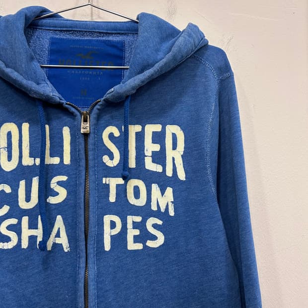 홀리스터 빈티지 커스텀 쉐입 후드집업