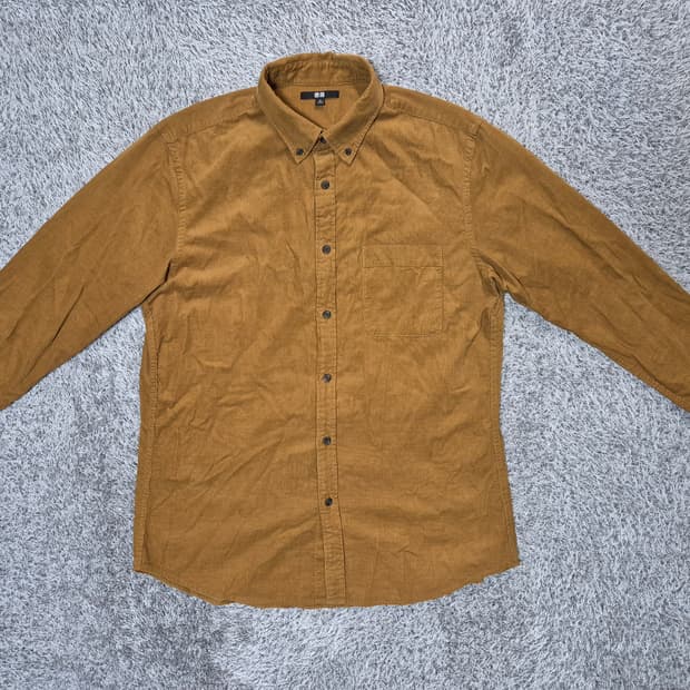 유니클로 남성 코듀로이 셔츠 XL