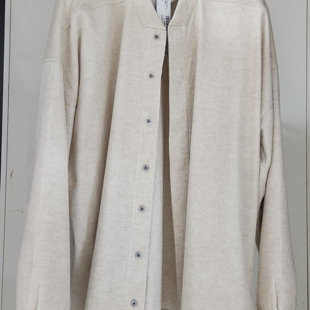 릭오웬스 FW25 점보 파운 셔츠 내츄럴 48사이즈