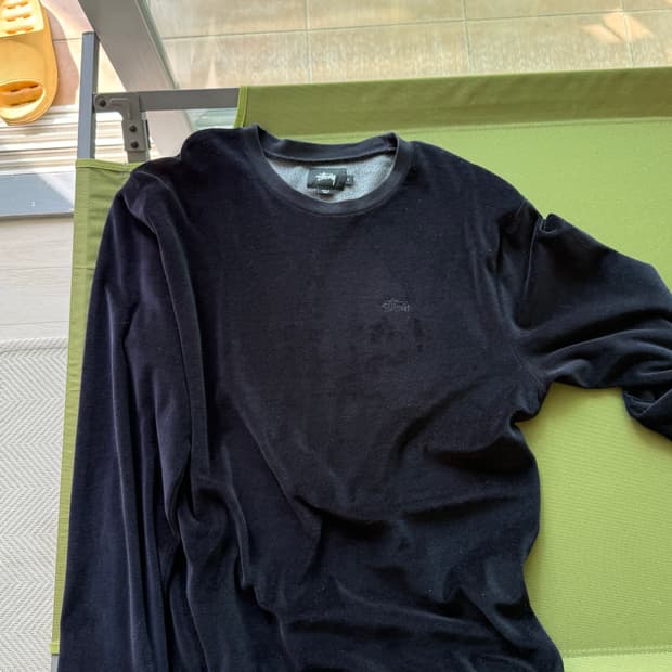 Stussy 벨벳 스웻 L