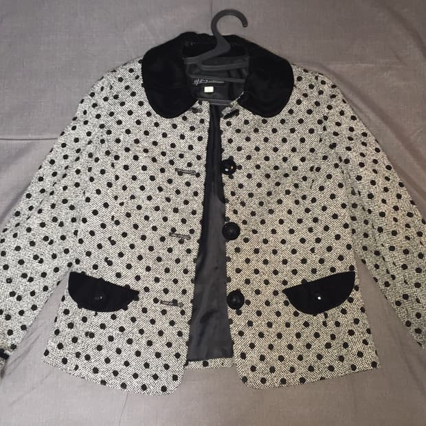 히메갸루 일본 아메카지 도트 자켓