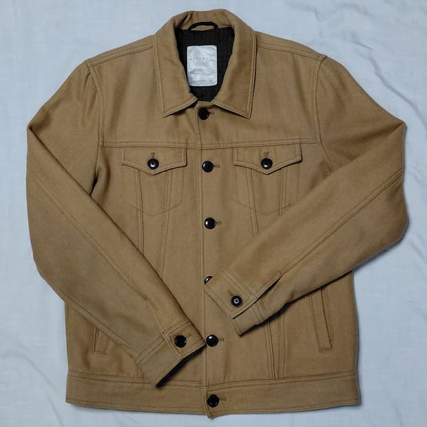 [L] 브라우니 재팬 아메카지 울 트러커 자켓 (카멜)