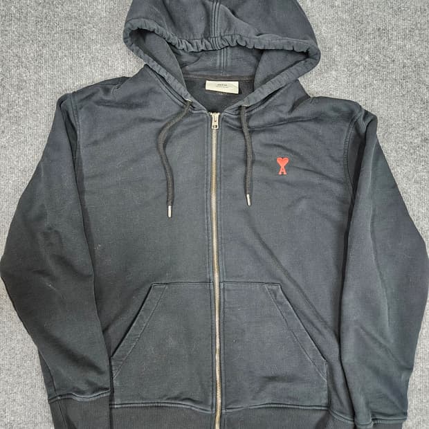 아미 하트 로고 후드집업(급처)