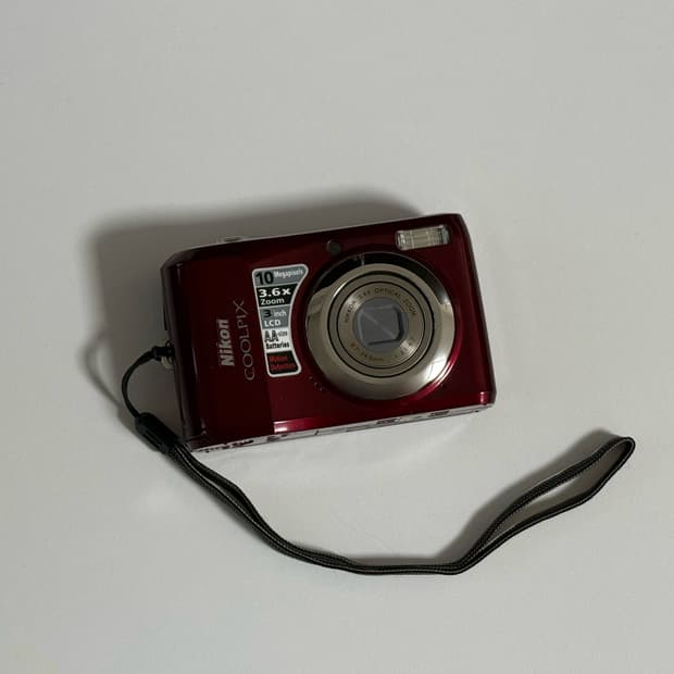 Nikon 니콘 쿨픽스 L20 레드 빈티지 디카