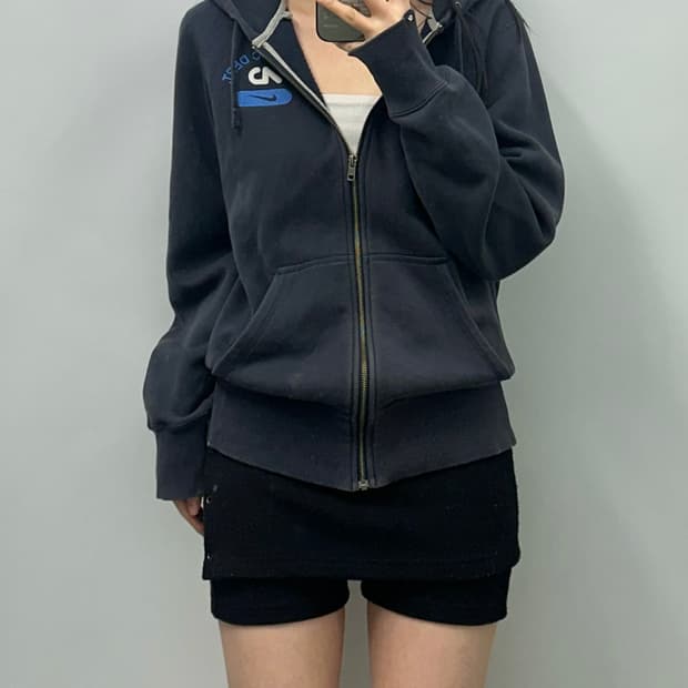 나이키 00s 네이비 후드집업