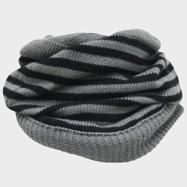 스트라이프 니트 모자 61535