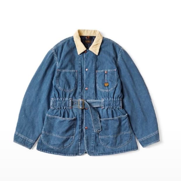 캐피탈 커버올 데님자켓