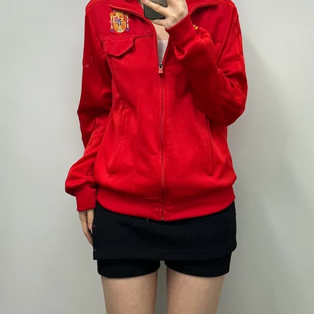 아디다스 스페인 레드 트랙 져지