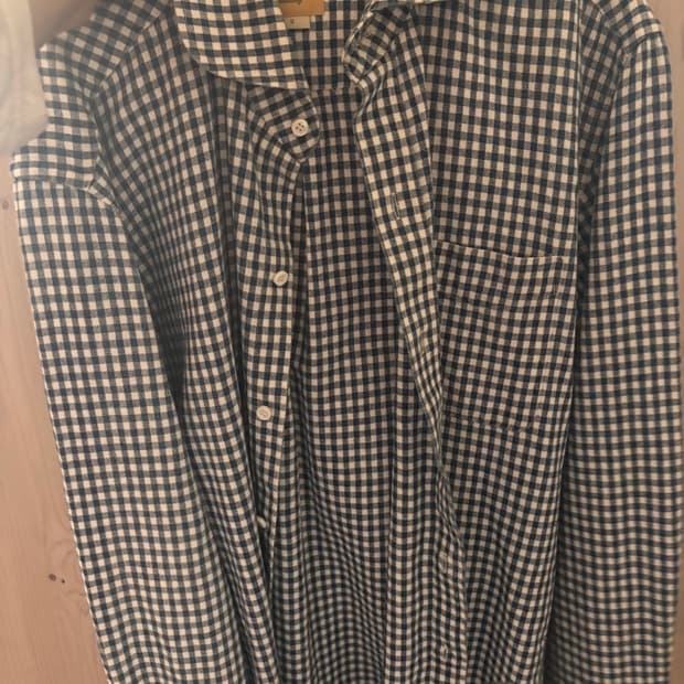 바스통 체크셔츠