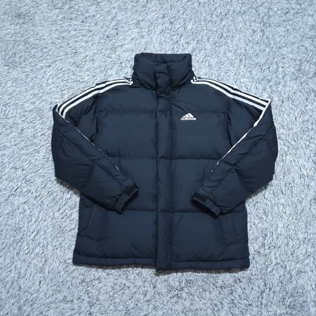 아디다스) L 남자 푸퍼패딩 덕다운패딩 / 왕눈이샵