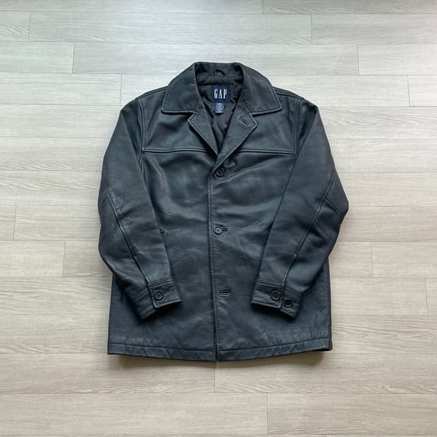 90s 올드갭 레더 카코트 gap carcoat