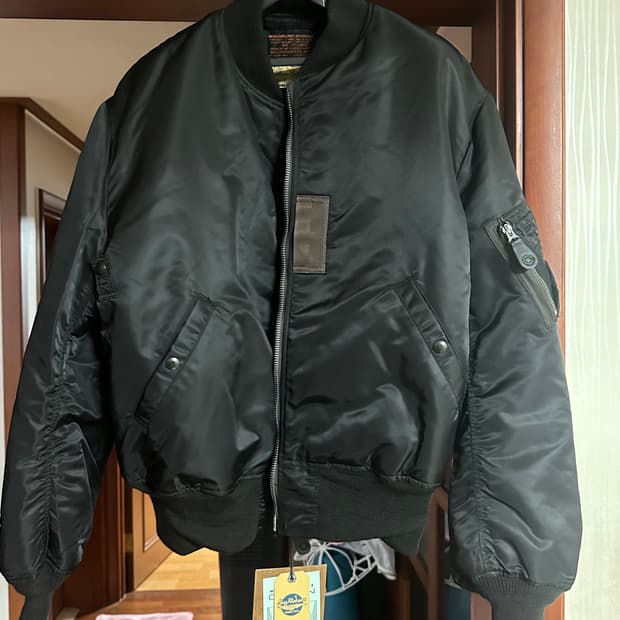 버즈릭슨 윌리엄깁슨 MA-1 블랙 BR15414 3XL 새상품