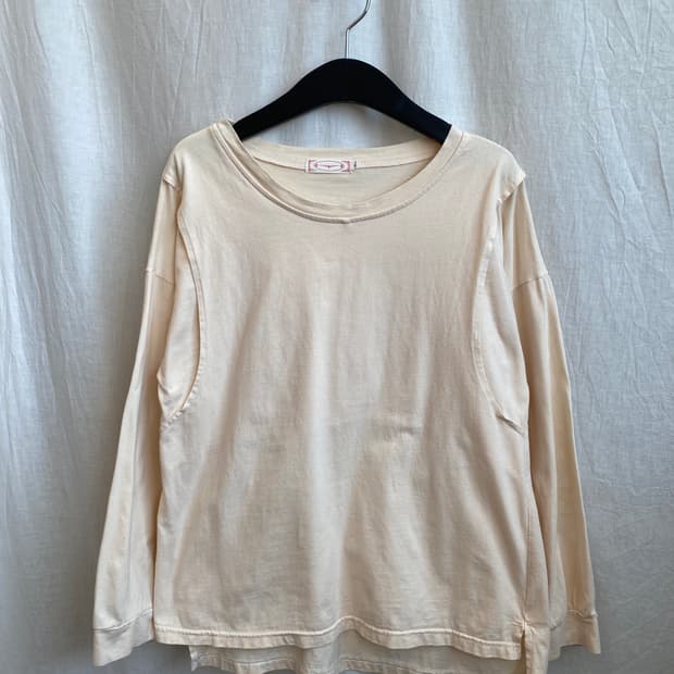 라이트애프리콧 티셔츠(L)