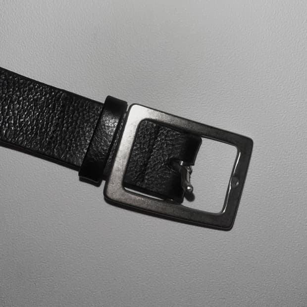 네이버후드) NEIGHBORHOOD 25SS LEATHER WIDE BE