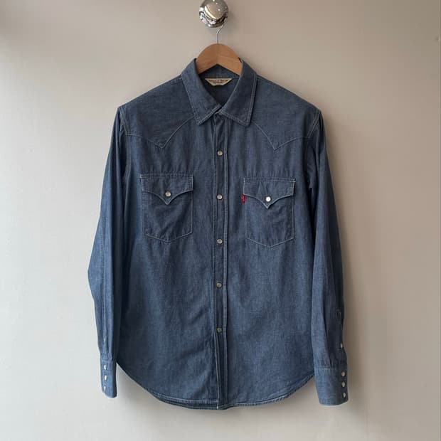 Levi’s Chambray Western shirt 샴브레이 웨스턴 L