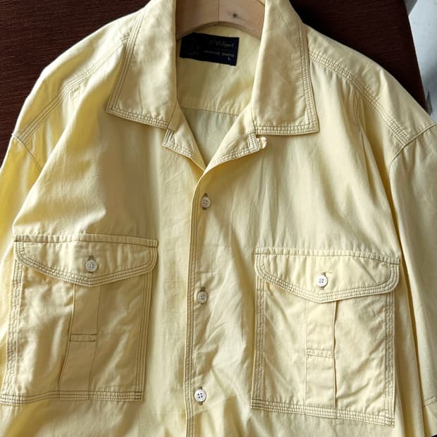 Light cotton design stitch H/S shirt