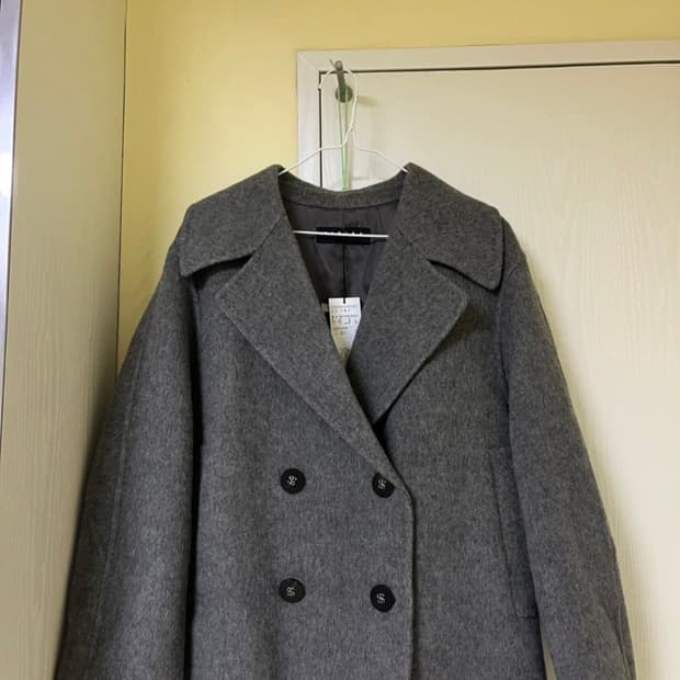 시슬리 여성 모 캐시미어 코트 새제품 (정가538,000) 