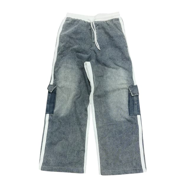 아워룸 배색 데님팬츠