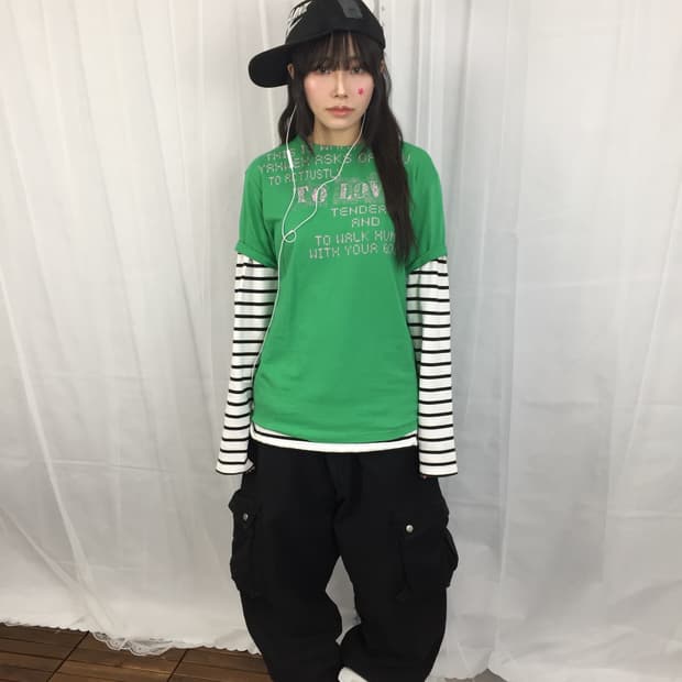 Melrose Green Graphic T-Shirt